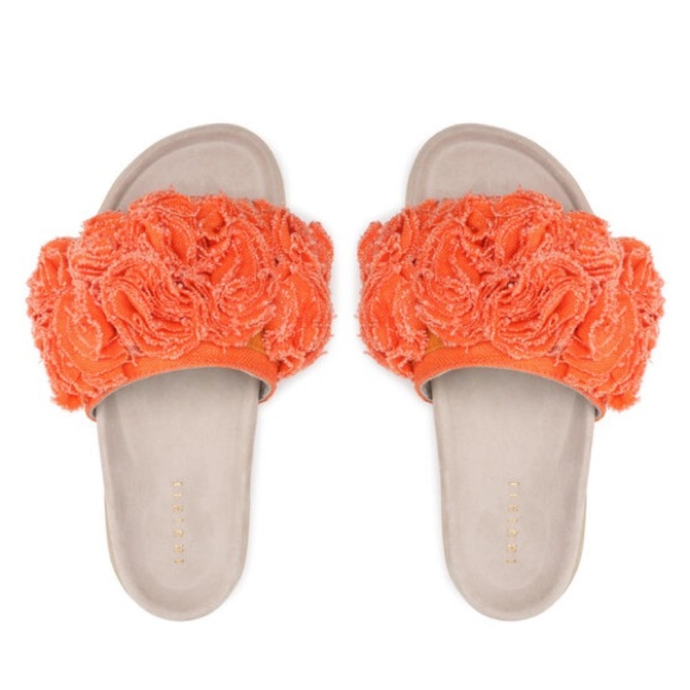 Inuikii Orange Floral Sandals